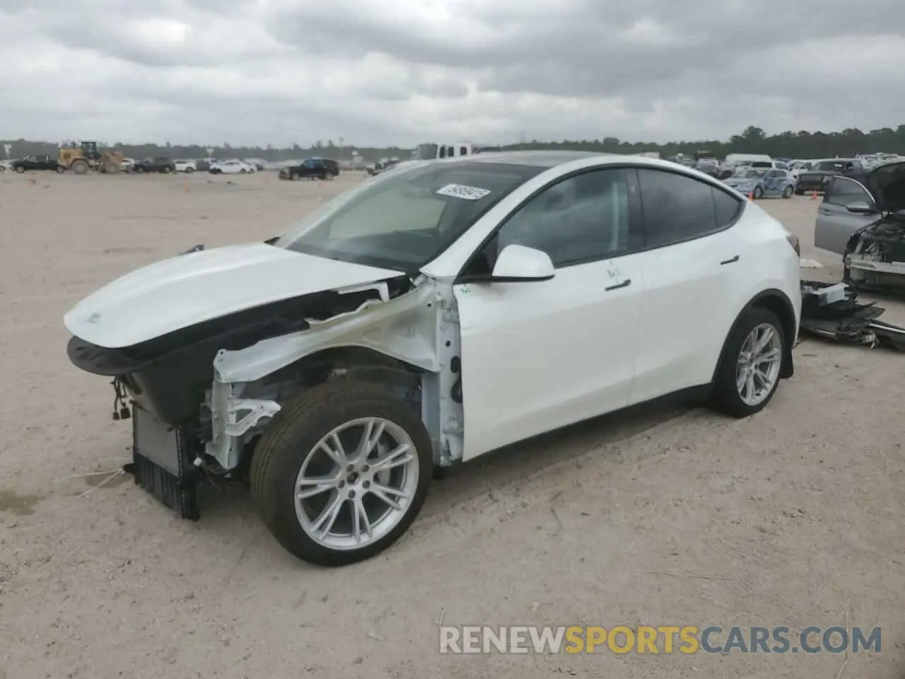 1 Photograph of a damaged car 7SAYGDEE0PF802511 TESLA MODEL Y 2023