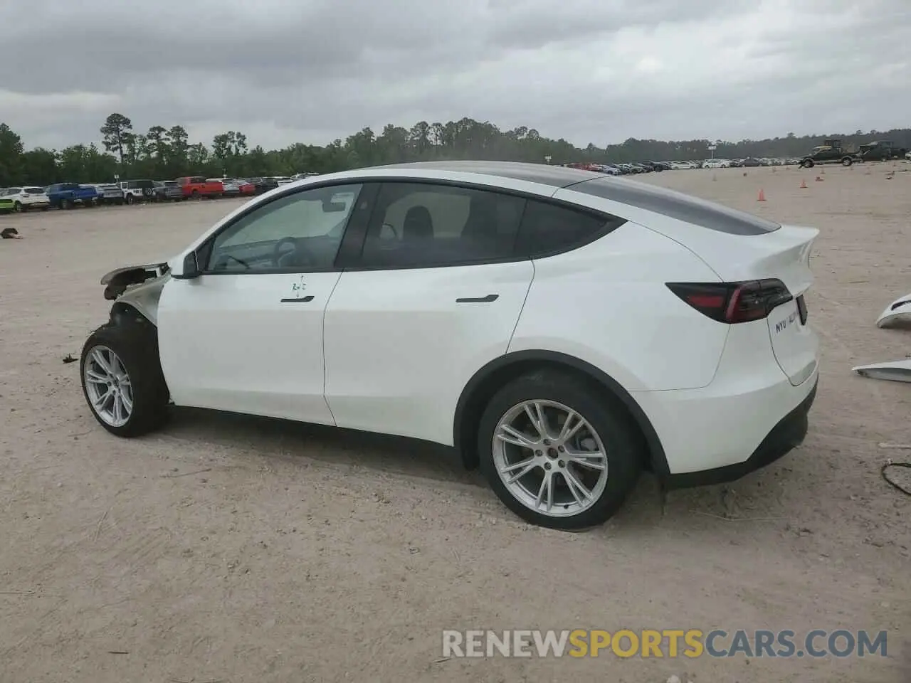2 Photograph of a damaged car 7SAYGDEE0PF802511 TESLA MODEL Y 2023