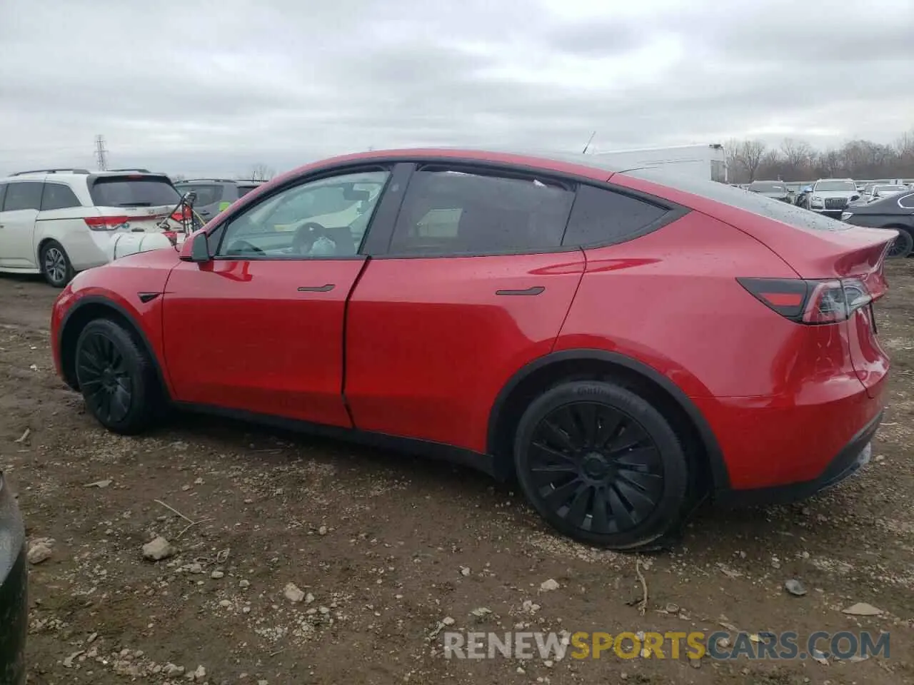 2 Photograph of a damaged car 7SAYGDEE0PF810754 TESLA MODEL Y 2023