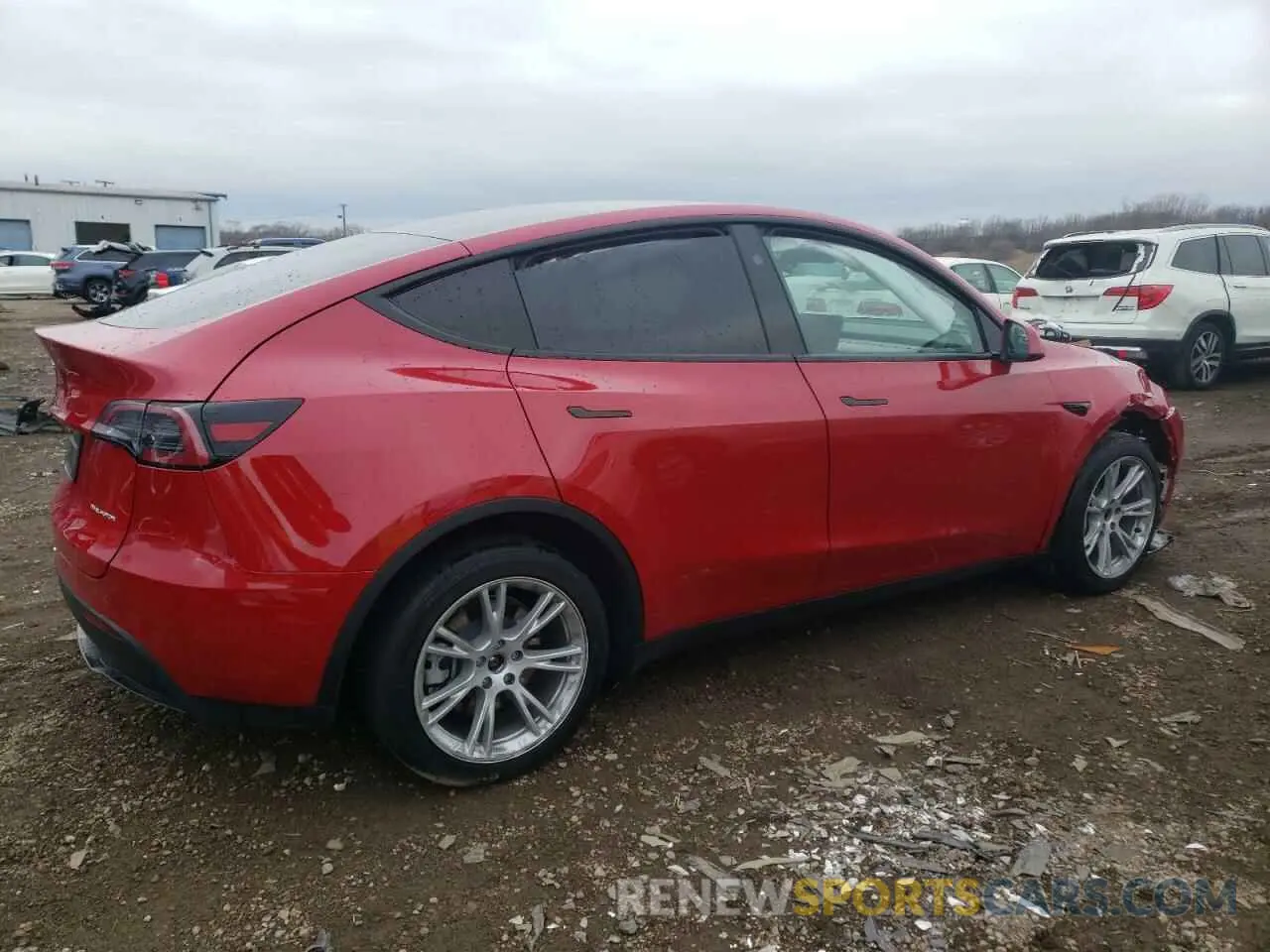 3 Photograph of a damaged car 7SAYGDEE0PF810754 TESLA MODEL Y 2023