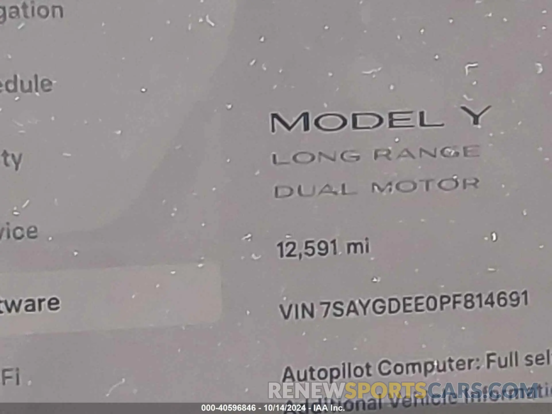 16 Photograph of a damaged car 7SAYGDEE0PF814691 TESLA MODEL Y 2023