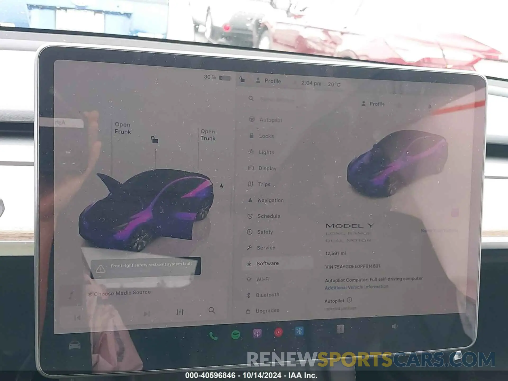 7 Photograph of a damaged car 7SAYGDEE0PF814691 TESLA MODEL Y 2023