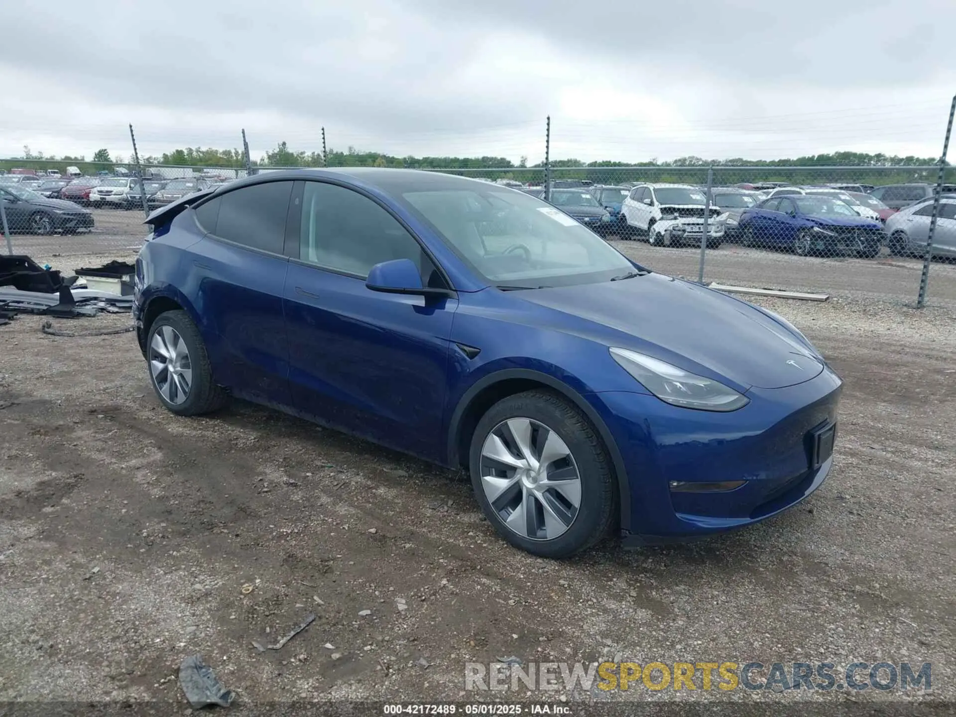 1 Photograph of a damaged car 7SAYGDEE0PF840787 TESLA MODEL Y 2023