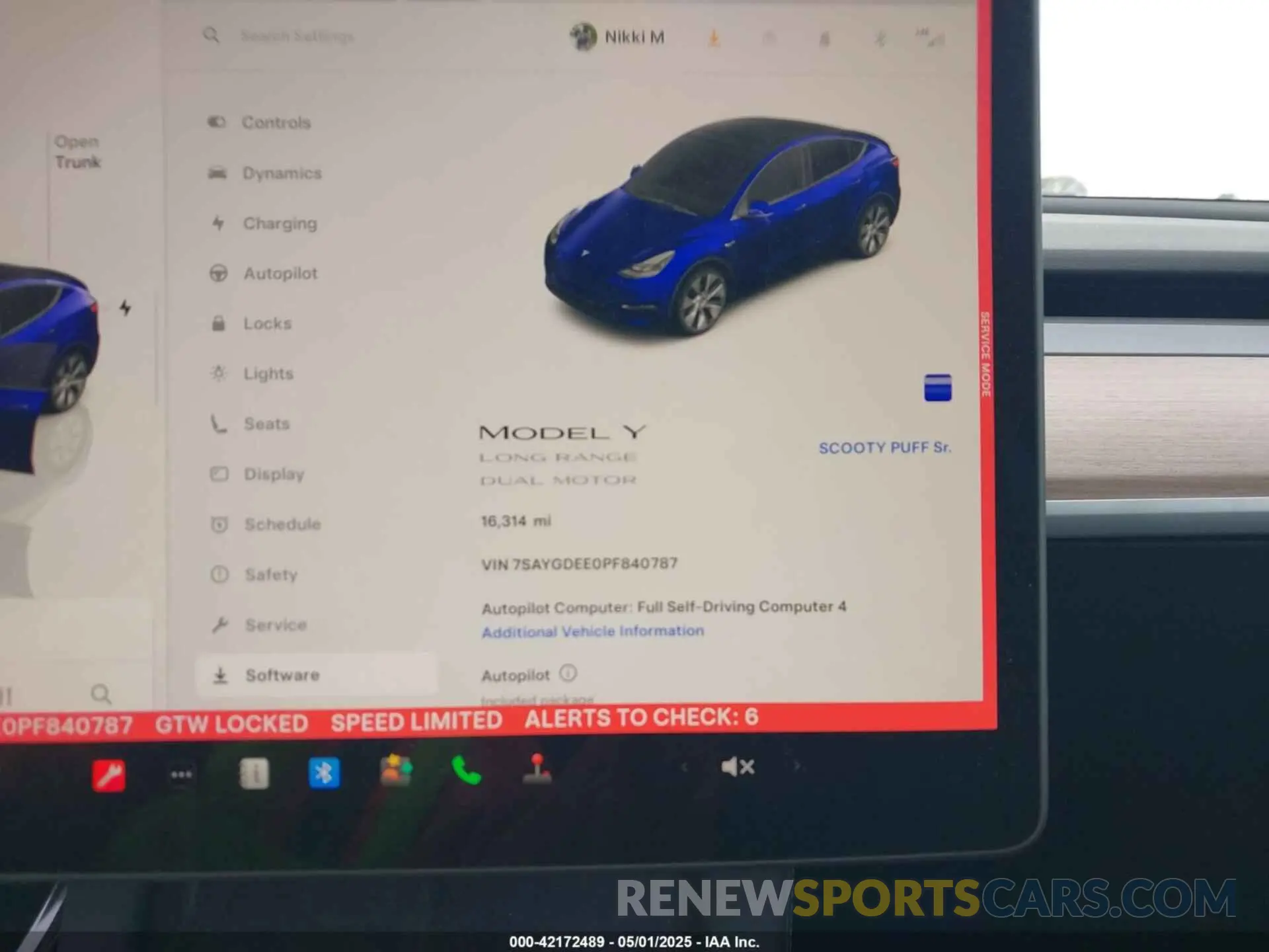 16 Photograph of a damaged car 7SAYGDEE0PF840787 TESLA MODEL Y 2023