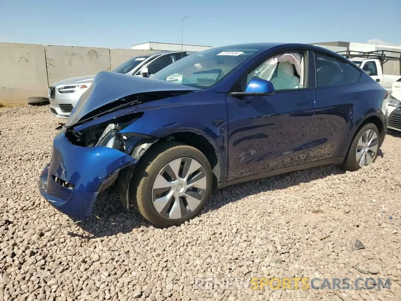 1 Photograph of a damaged car 7SAYGDEE0PF851028 TESLA MODEL Y 2023