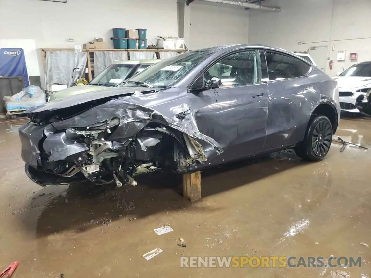 1 Photograph of a damaged car 7SAYGDEE0PF861882 TESLA MODEL Y 2023
