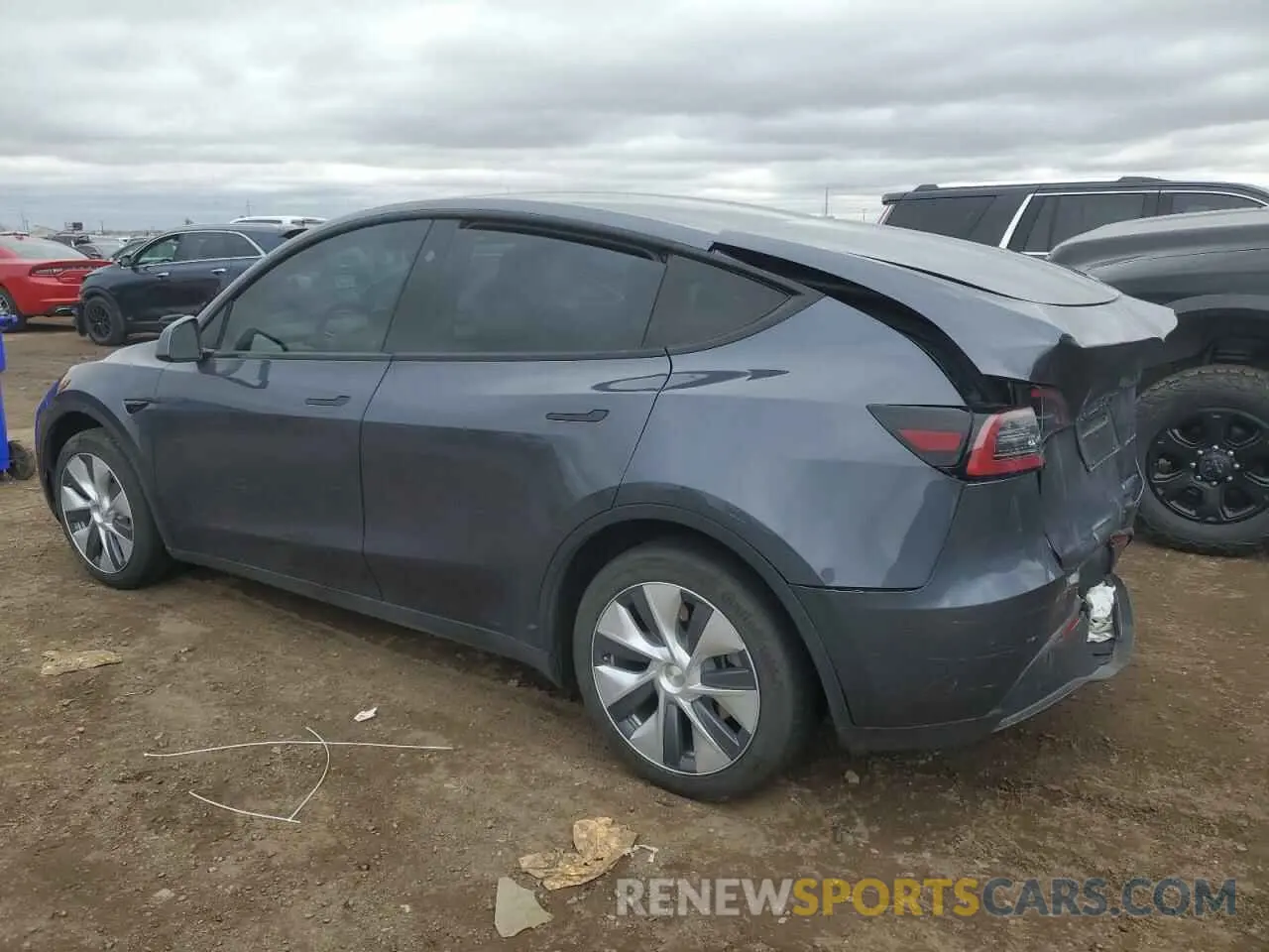 2 Photograph of a damaged car 7SAYGDEE0PF864510 TESLA MODEL Y 2023