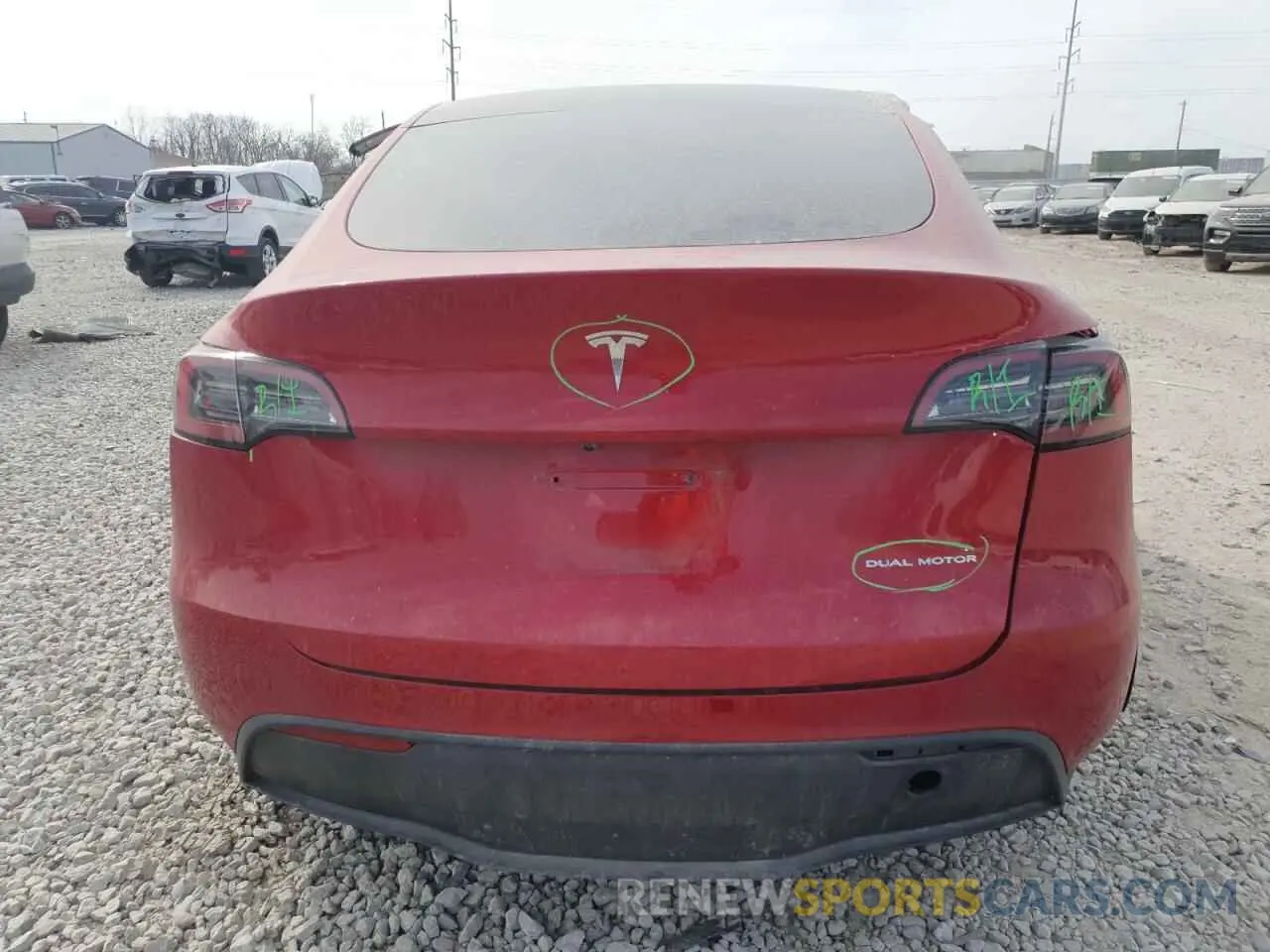 6 Photograph of a damaged car 7SAYGDEE0PF866841 TESLA MODEL Y 2023