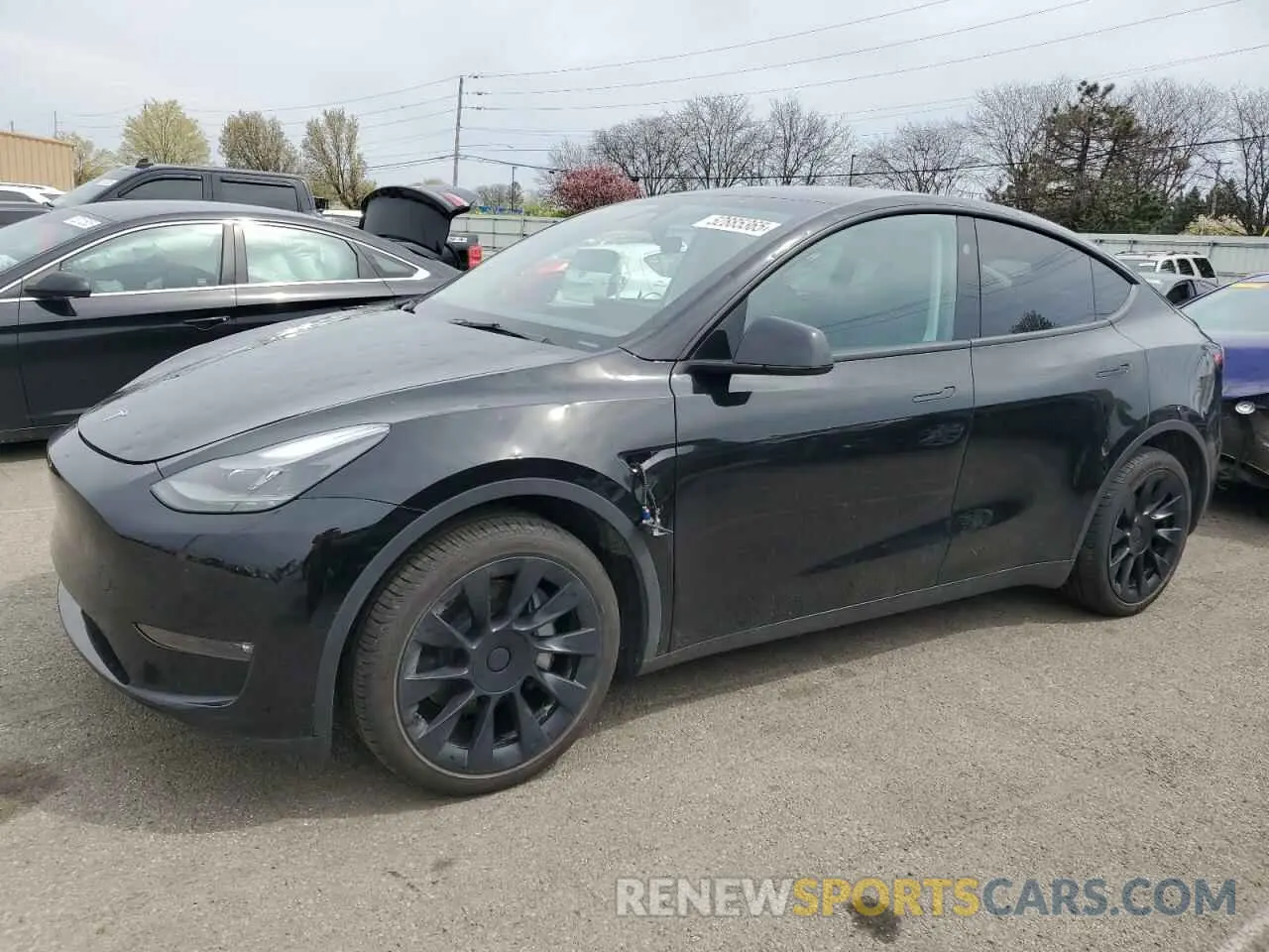 1 Photograph of a damaged car 7SAYGDEE0PF869710 TESLA MODEL Y 2023