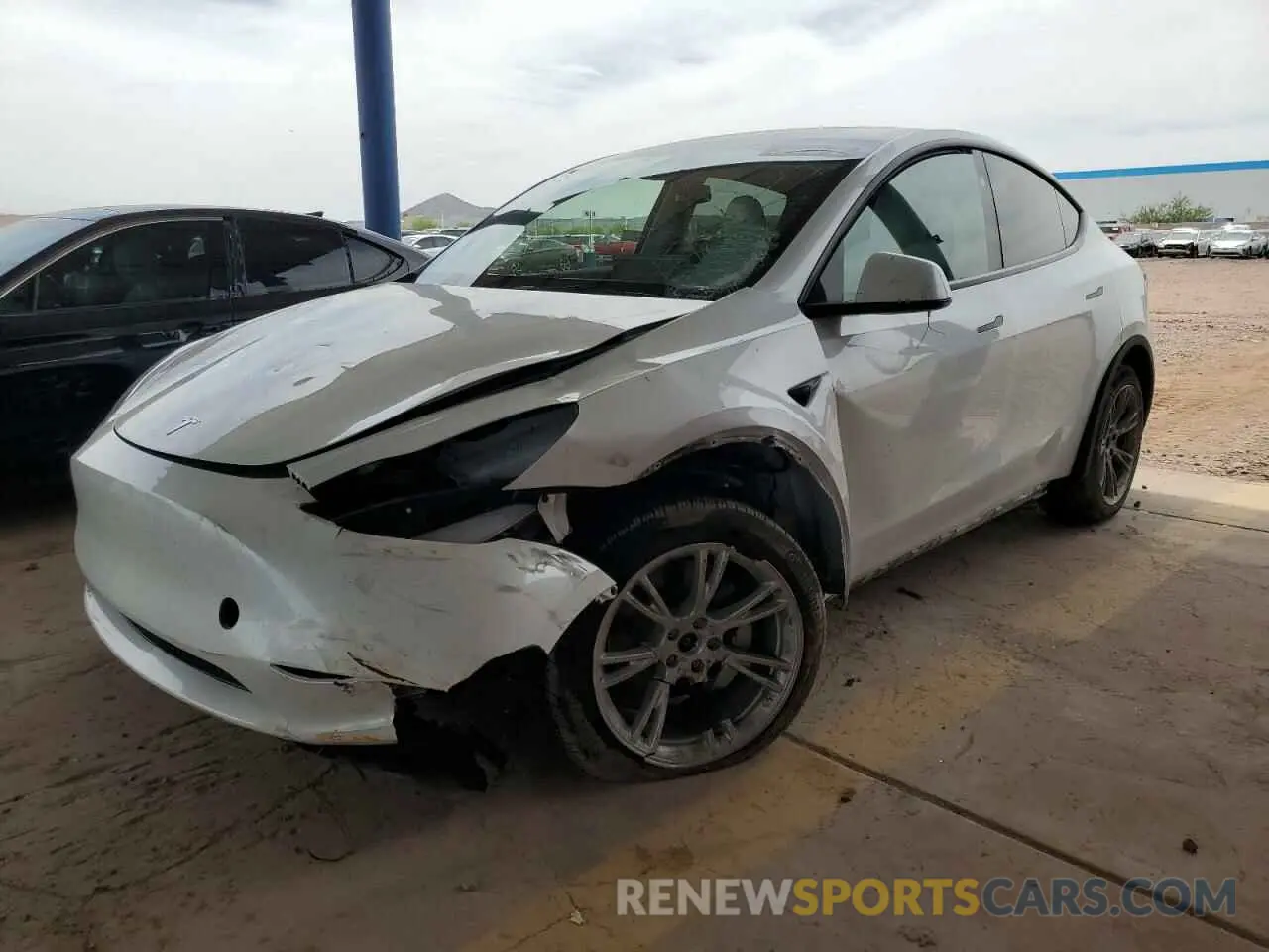 1 Photograph of a damaged car 7SAYGDEE0PF871733 TESLA MODEL Y 2023