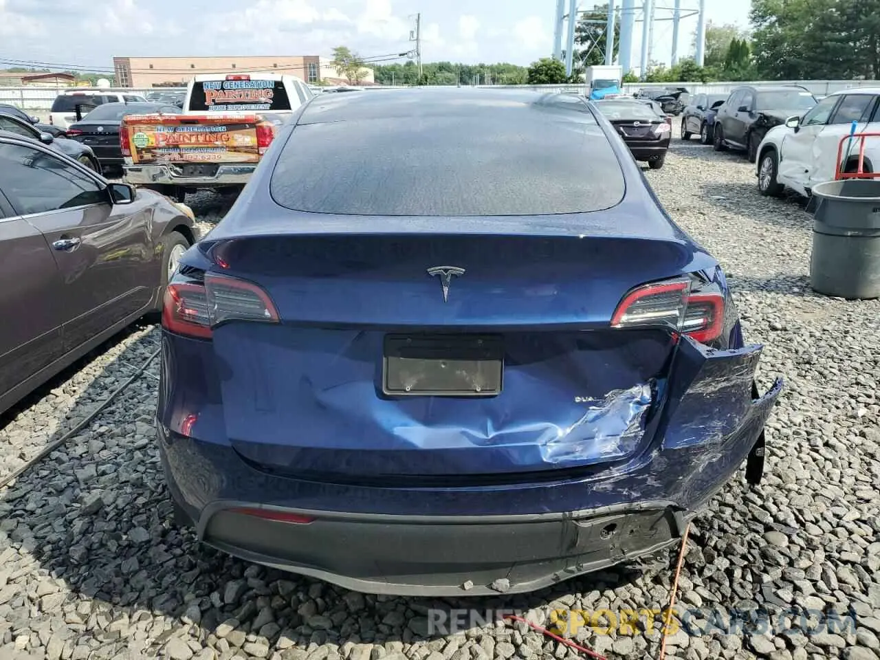 6 Photograph of a damaged car 7SAYGDEE0PF894963 TESLA MODEL Y 2023
