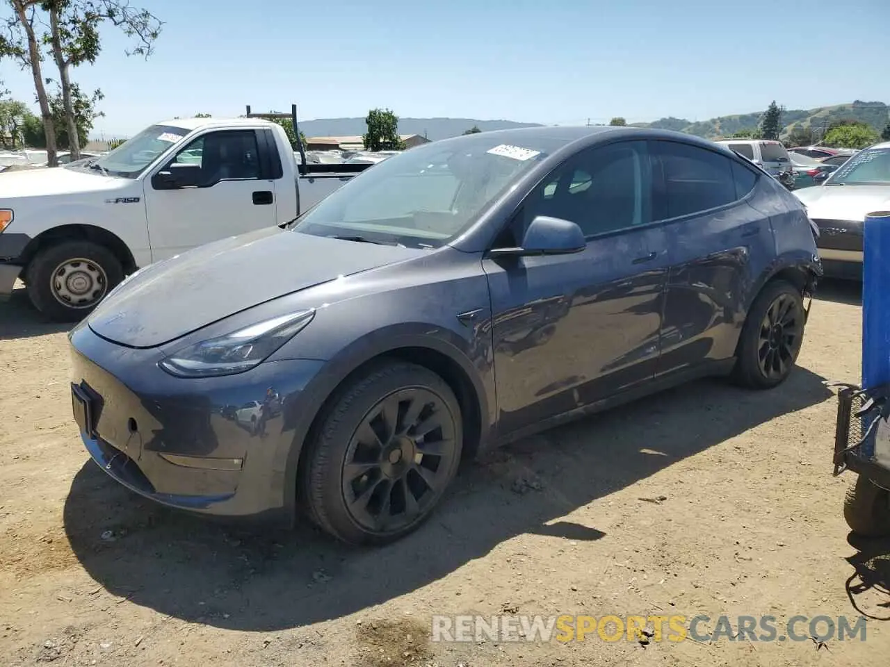 1 Photograph of a damaged car 7SAYGDEE0PF910806 TESLA MODEL Y 2023