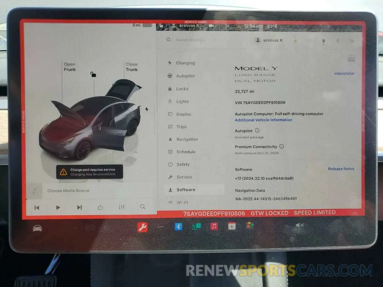 9 Photograph of a damaged car 7SAYGDEE0PF910806 TESLA MODEL Y 2023