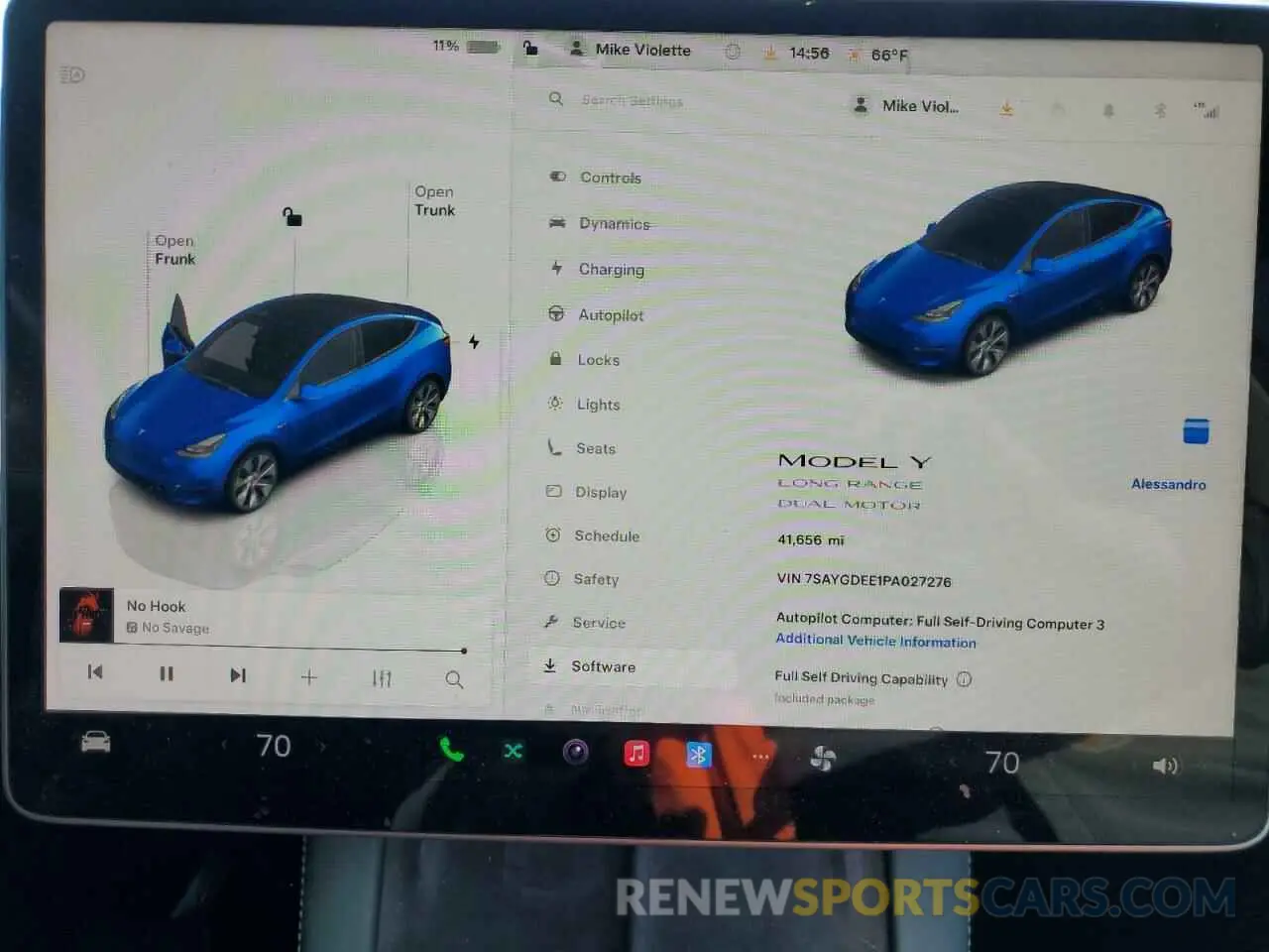 9 Photograph of a damaged car 7SAYGDEE1PA027276 TESLA MODEL Y 2023