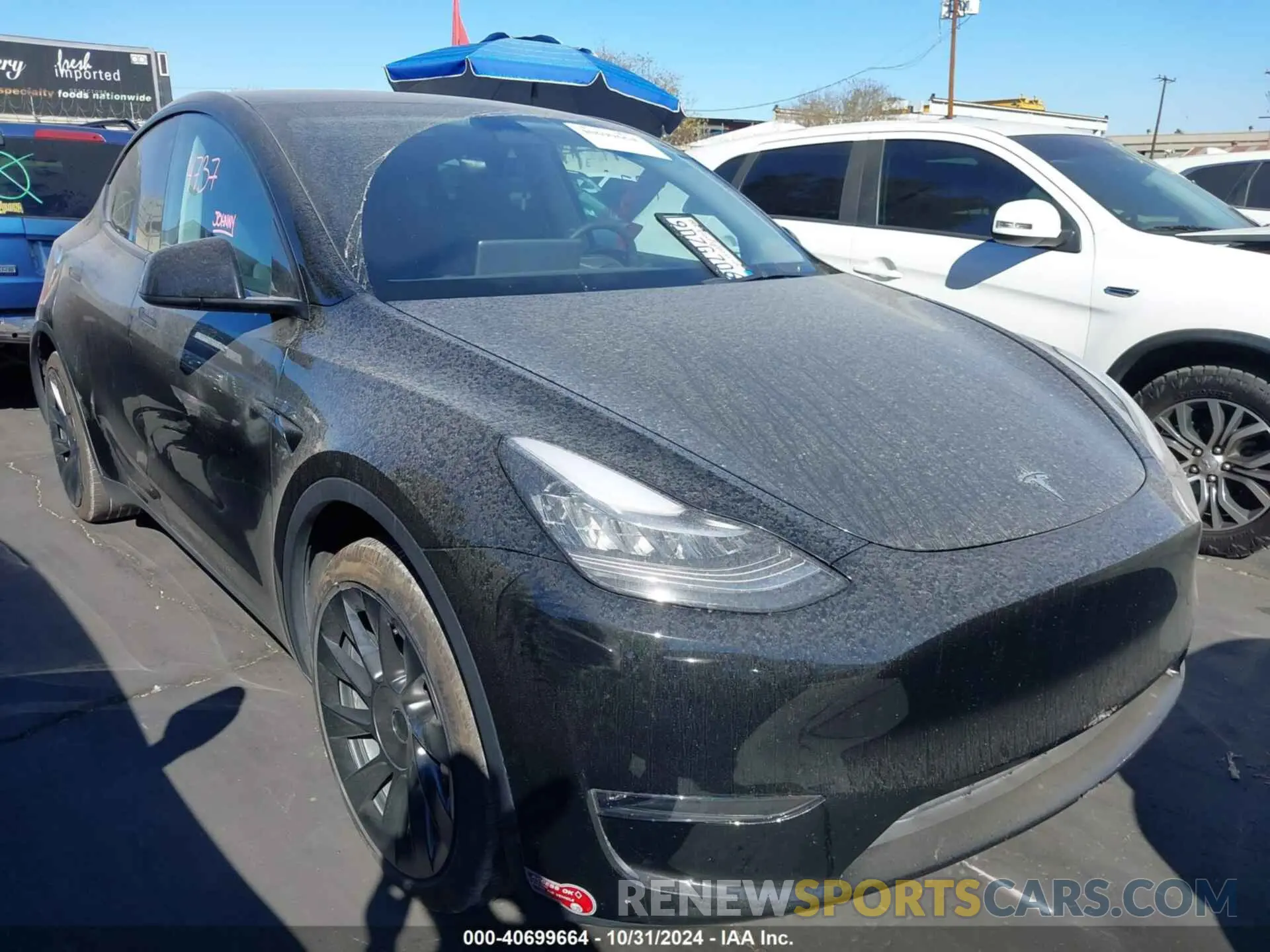 1 Photograph of a damaged car 7SAYGDEE1PA027634 TESLA MODEL Y 2023