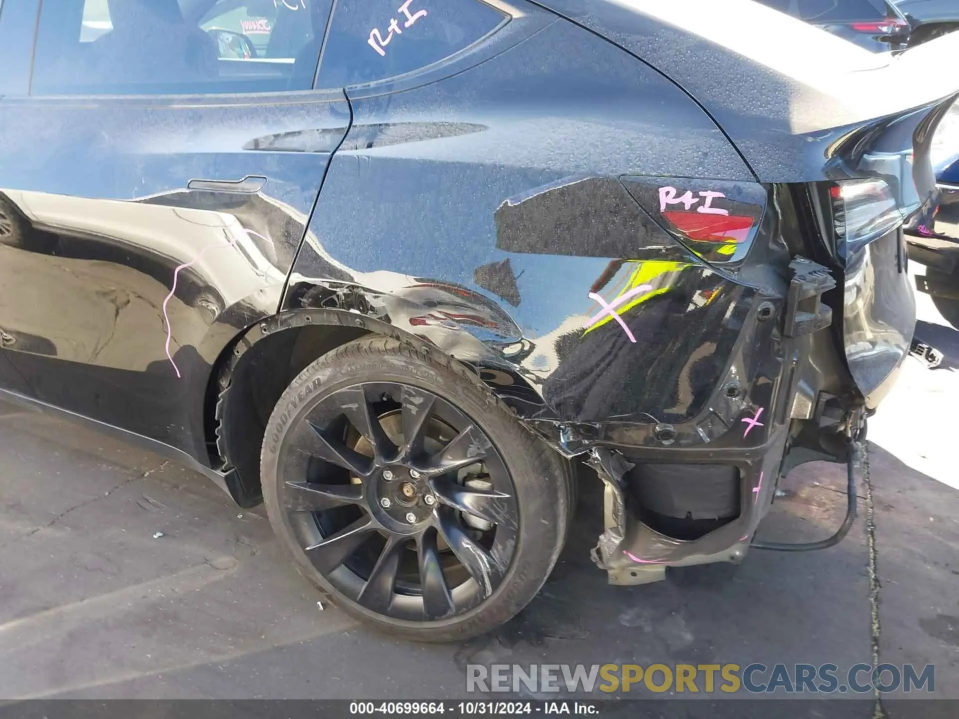 6 Photograph of a damaged car 7SAYGDEE1PA027634 TESLA MODEL Y 2023