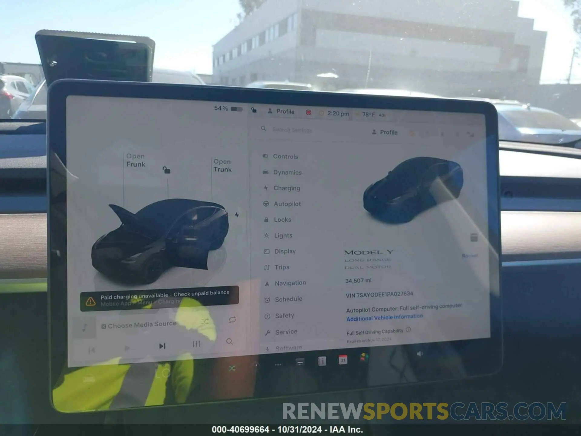 7 Photograph of a damaged car 7SAYGDEE1PA027634 TESLA MODEL Y 2023