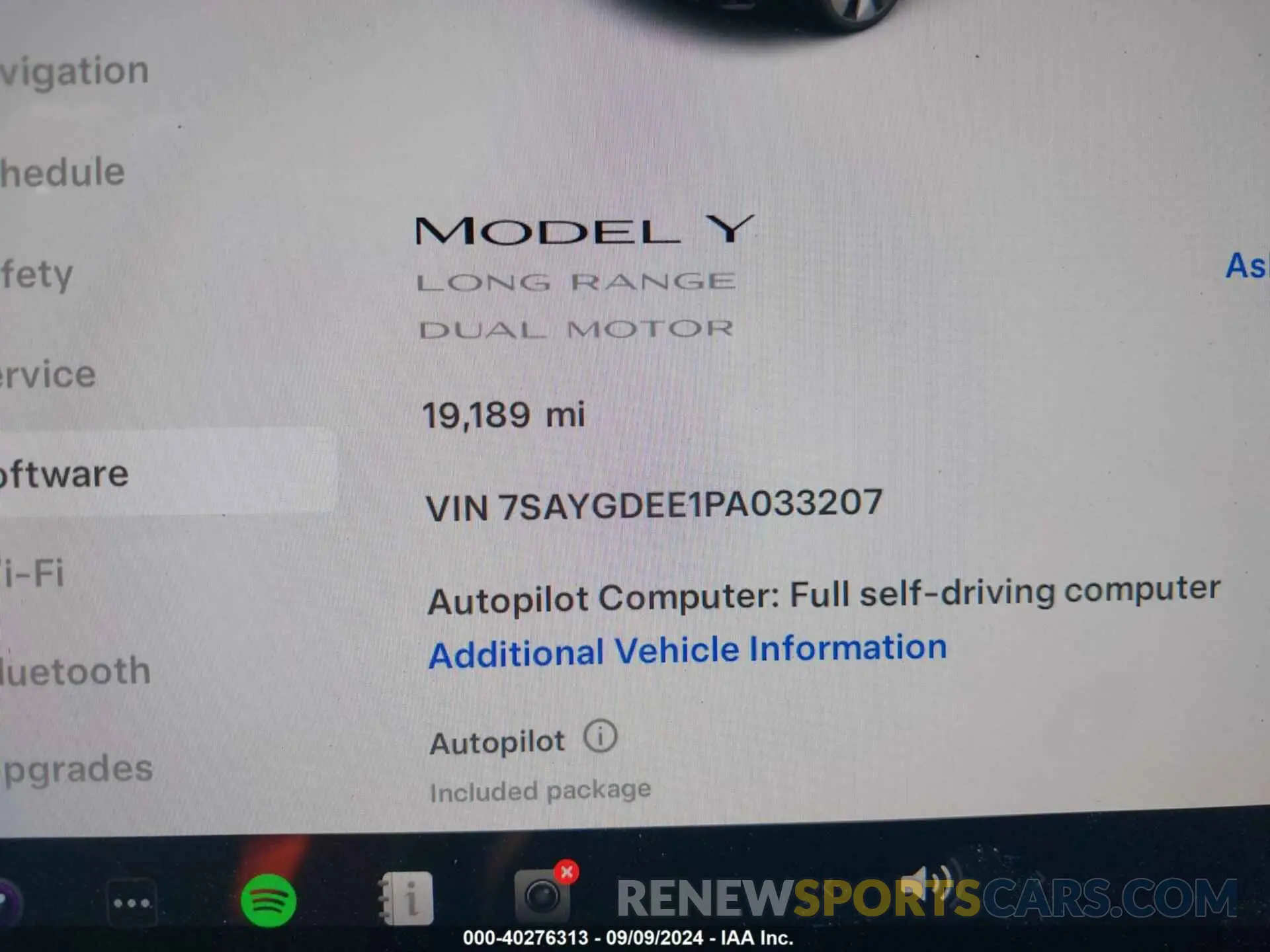 16 Photograph of a damaged car 7SAYGDEE1PA033207 TESLA MODEL Y 2023