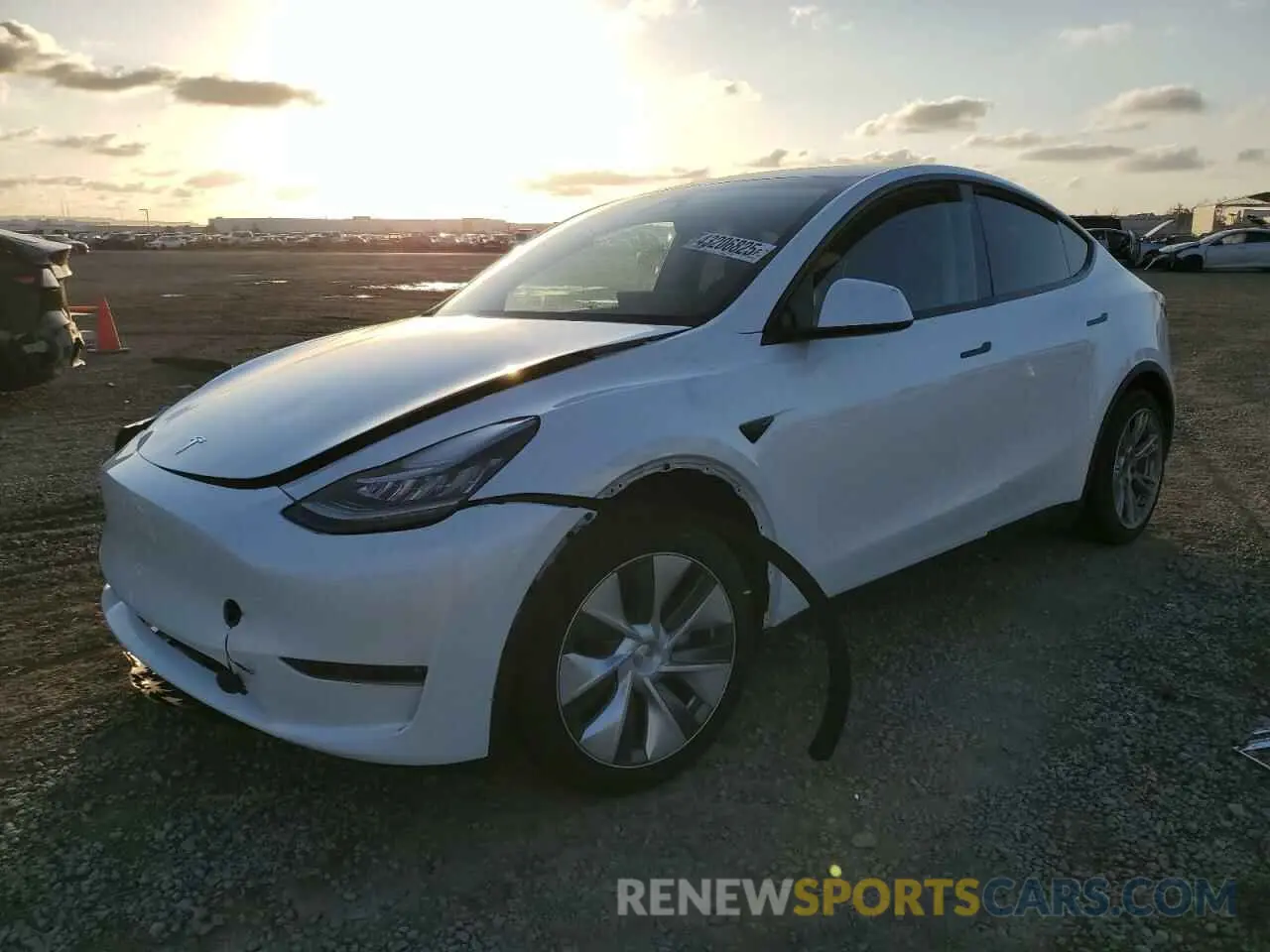 1 Photograph of a damaged car 7SAYGDEE1PA039069 TESLA MODEL Y 2023