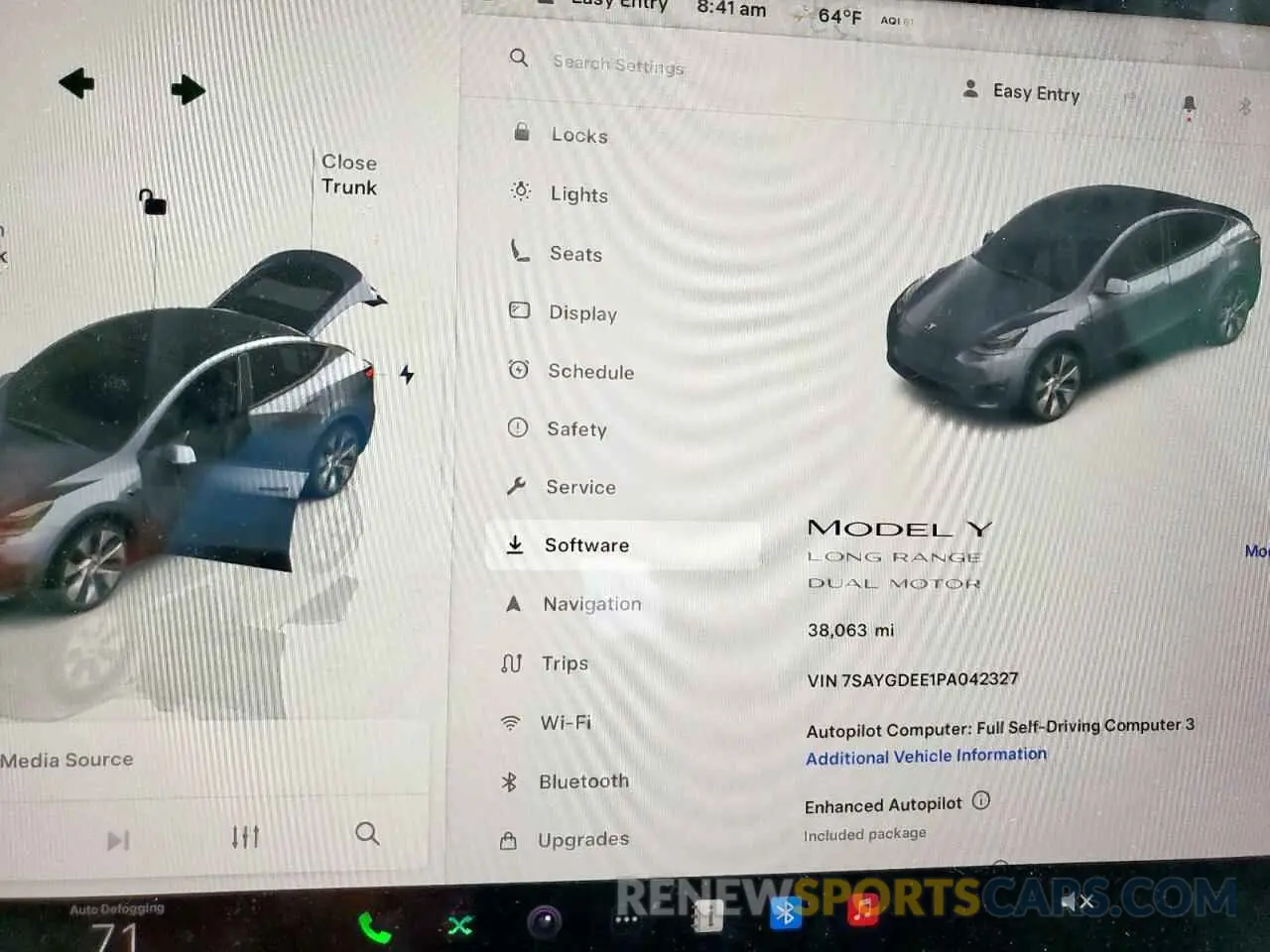9 Photograph of a damaged car 7SAYGDEE1PA042327 TESLA MODEL Y 2023