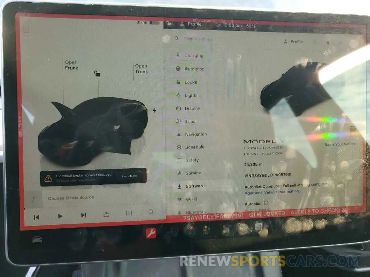 9 Photograph of a damaged car 7SAYGDEE1PA057961 TESLA MODEL Y 2023