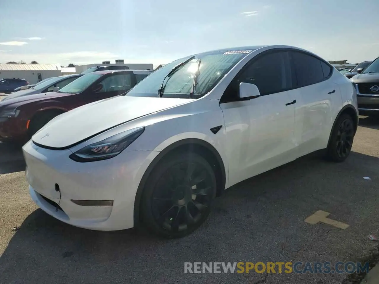1 Photograph of a damaged car 7SAYGDEE1PA060777 TESLA MODEL Y 2023