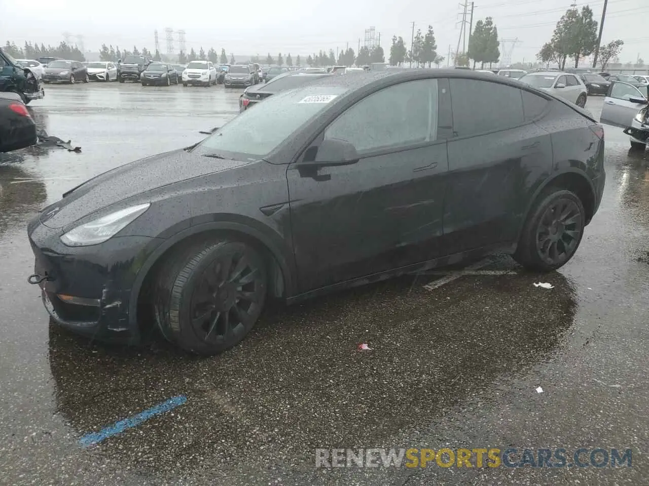 1 Photograph of a damaged car 7SAYGDEE1PA074971 TESLA MODEL Y 2023