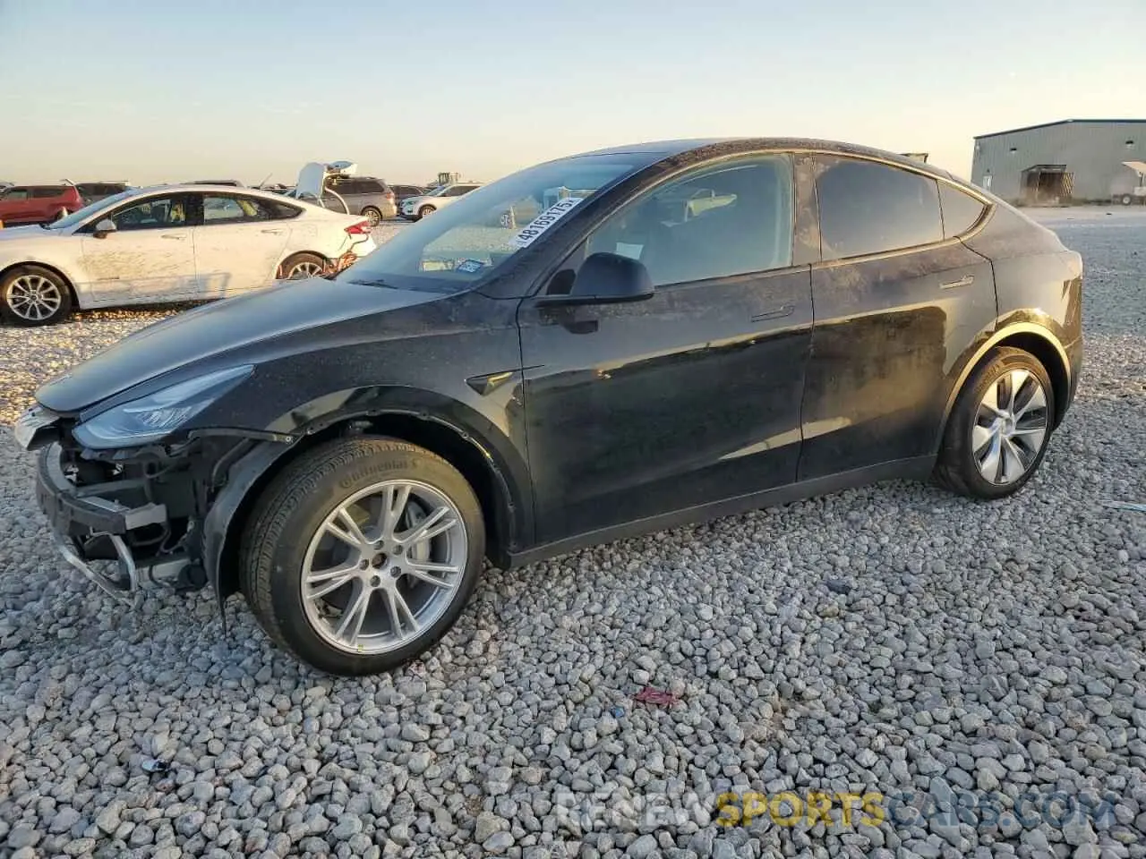 1 Photograph of a damaged car 7SAYGDEE1PA078373 TESLA MODEL Y 2023