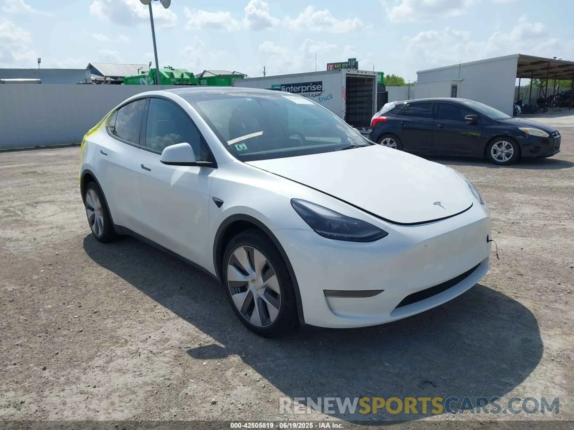1 Photograph of a damaged car 7SAYGDEE1PA078535 TESLA MODEL Y 2023