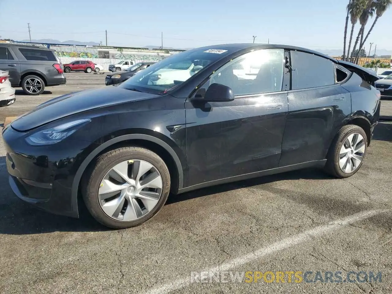 1 Photograph of a damaged car 7SAYGDEE1PA087297 TESLA MODEL Y 2023