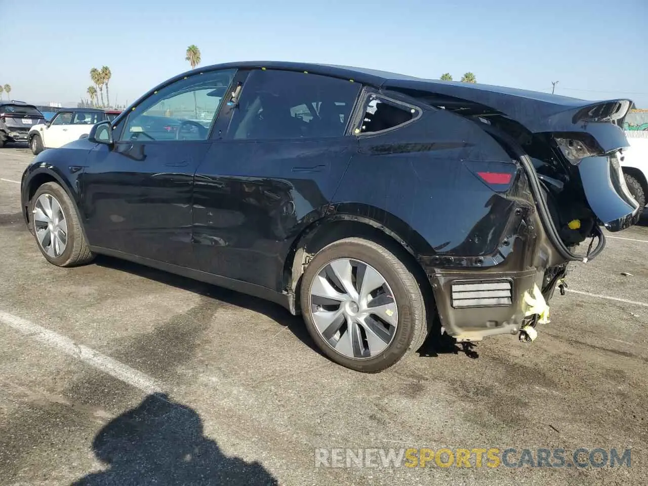 2 Photograph of a damaged car 7SAYGDEE1PA087297 TESLA MODEL Y 2023