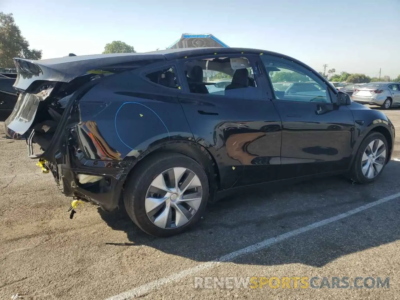 3 Photograph of a damaged car 7SAYGDEE1PA087297 TESLA MODEL Y 2023