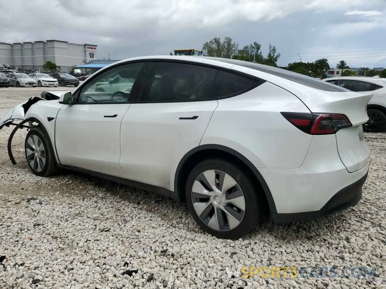 2 Photograph of a damaged car 7SAYGDEE1PA096825 TESLA MODEL Y 2023