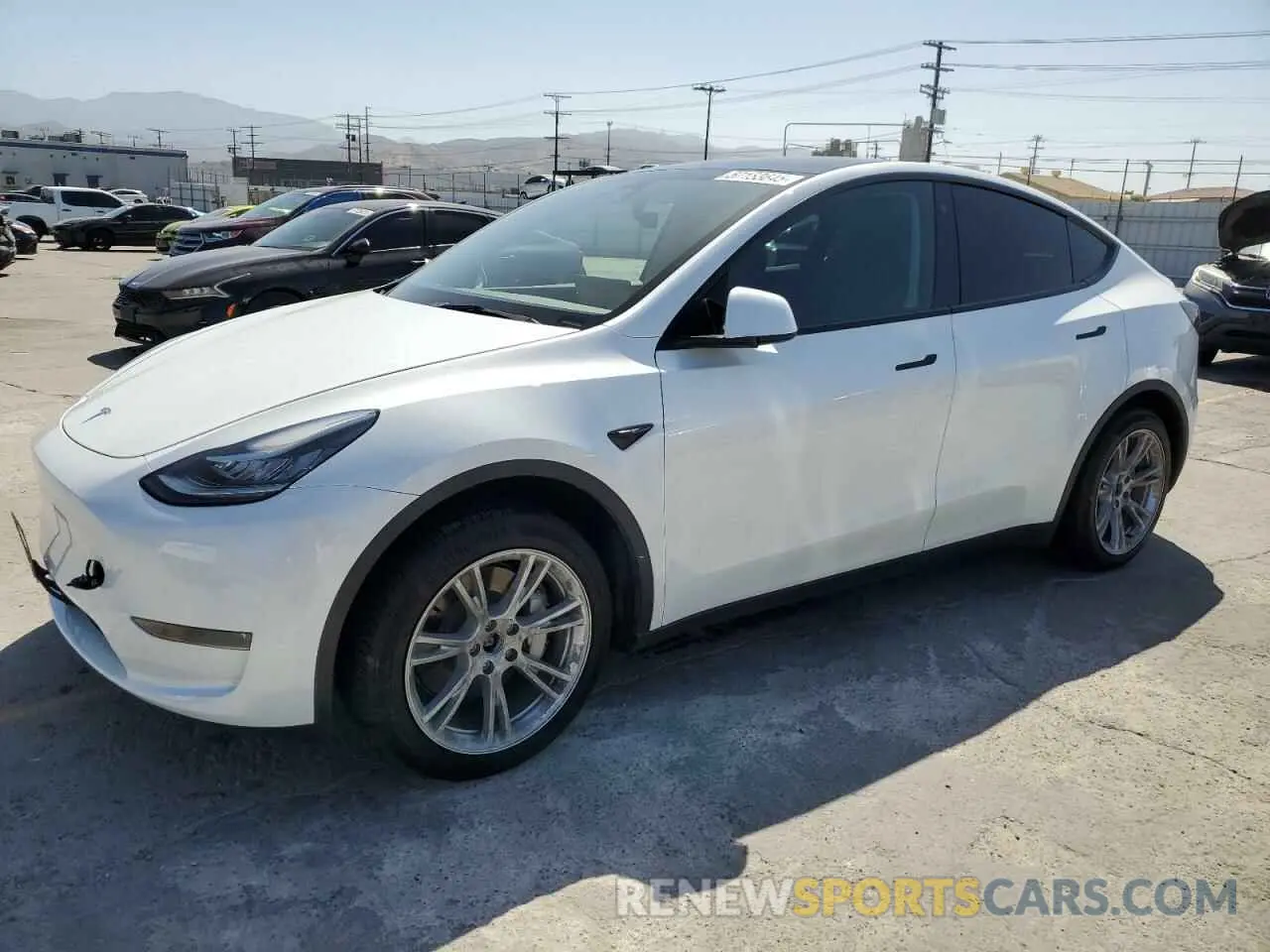 1 Photograph of a damaged car 7SAYGDEE1PA097537 TESLA MODEL Y 2023