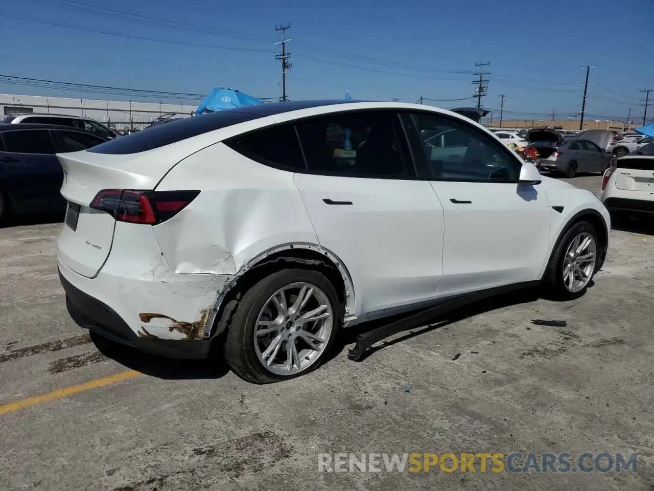 3 Photograph of a damaged car 7SAYGDEE1PA097537 TESLA MODEL Y 2023