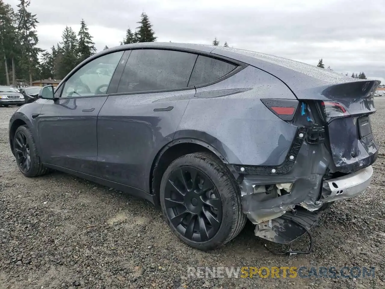 2 Photograph of a damaged car 7SAYGDEE1PA123019 TESLA MODEL Y 2023