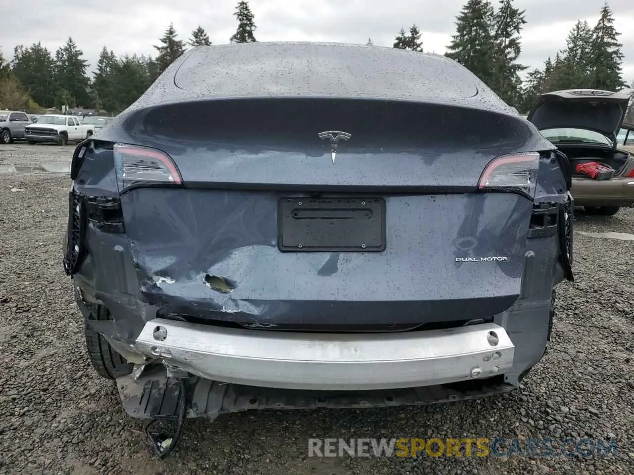 6 Photograph of a damaged car 7SAYGDEE1PA123019 TESLA MODEL Y 2023