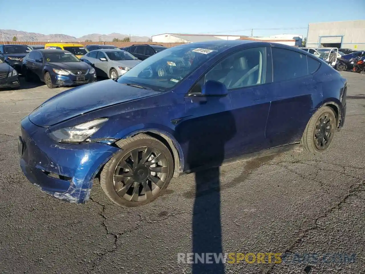 1 Photograph of a damaged car 7SAYGDEE1PA127748 TESLA MODEL Y 2023