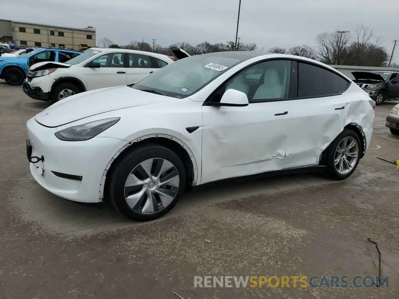 1 Photograph of a damaged car 7SAYGDEE1PA160314 TESLA MODEL Y 2023