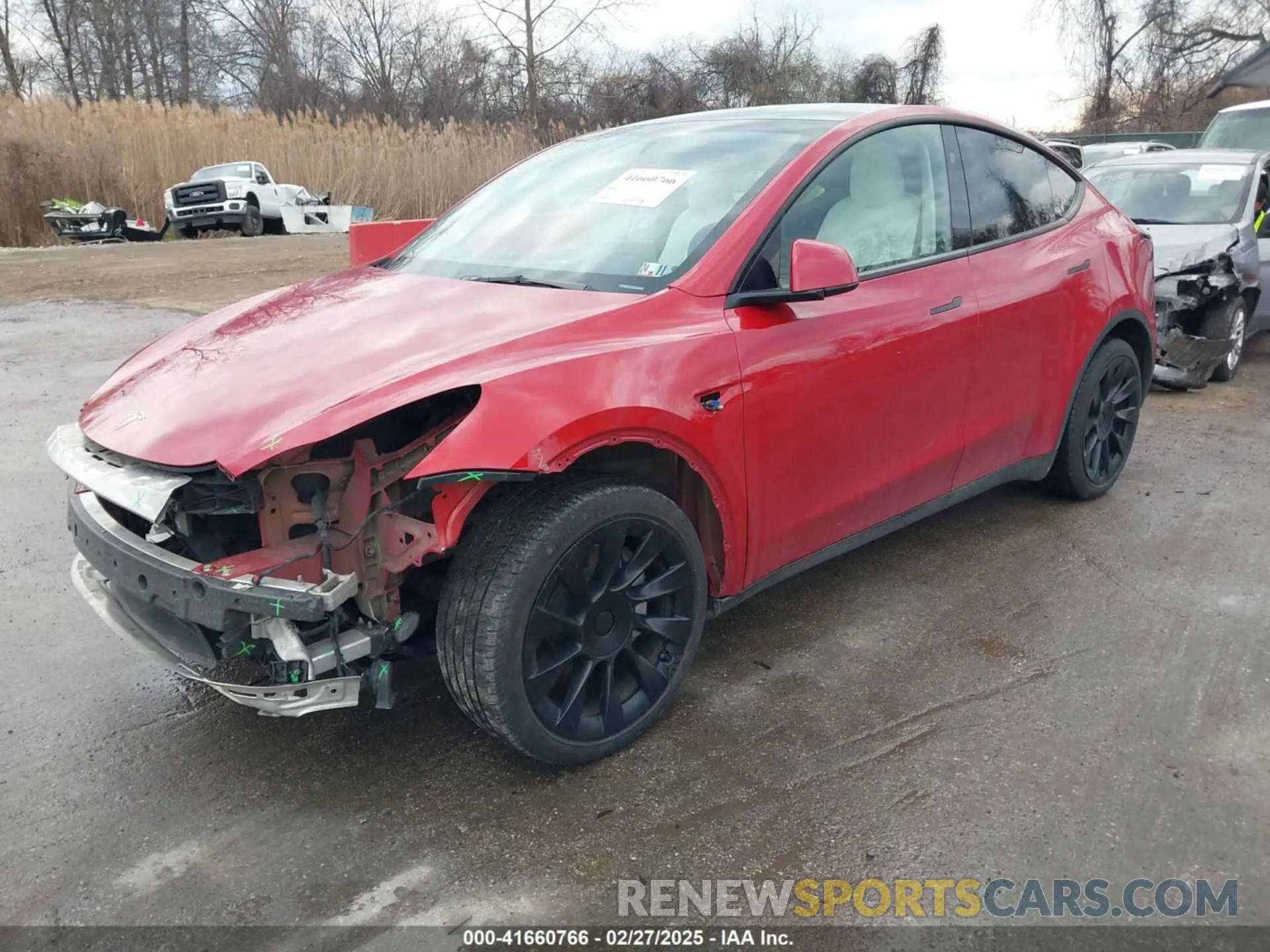 2 Photograph of a damaged car 7SAYGDEE1PA169031 TESLA MODEL Y 2023