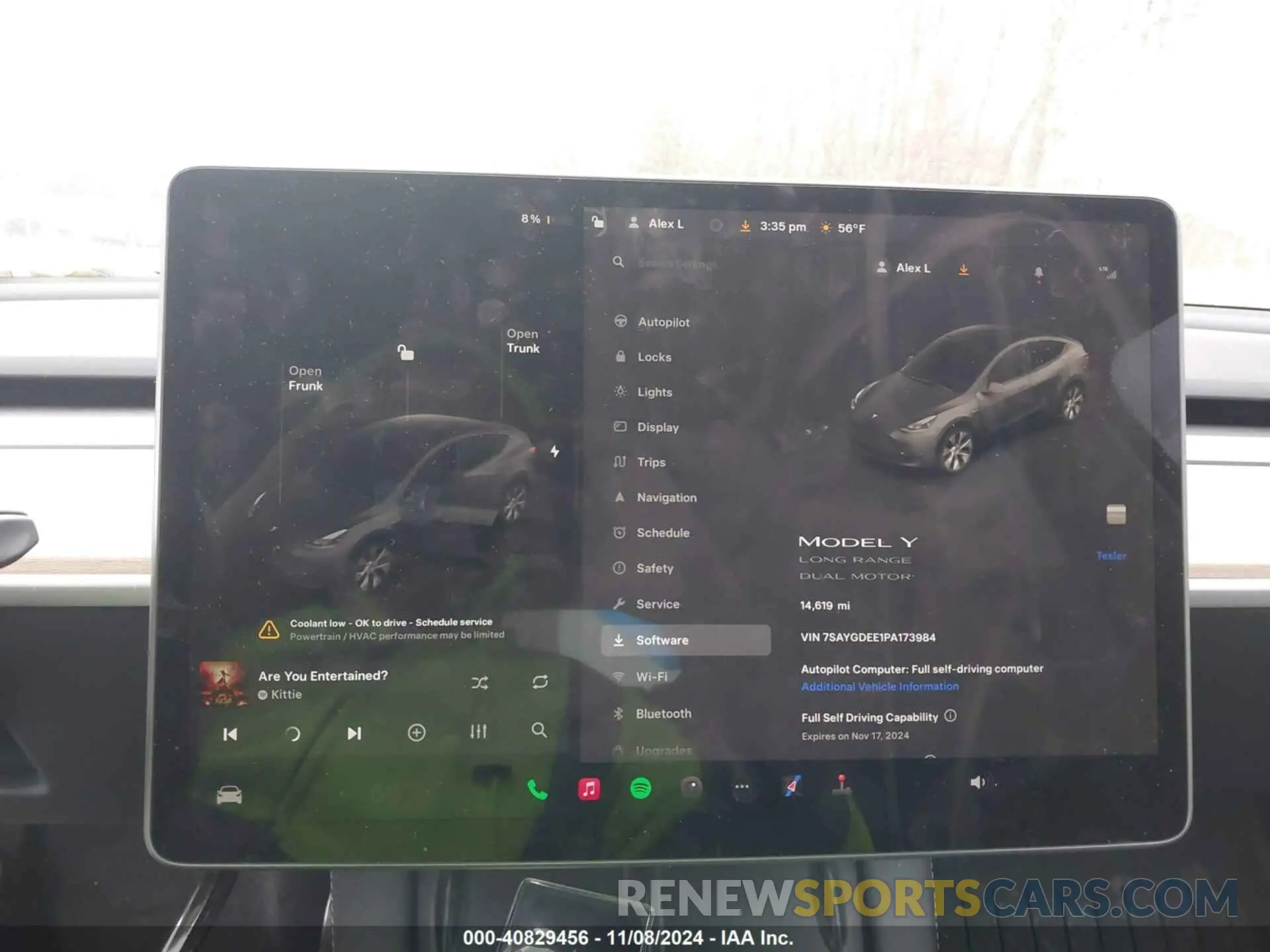 7 Photograph of a damaged car 7SAYGDEE1PA173984 TESLA MODEL Y 2023