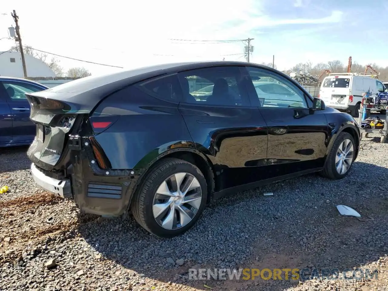 3 Photograph of a damaged car 7SAYGDEE1PA191028 TESLA MODEL Y 2023