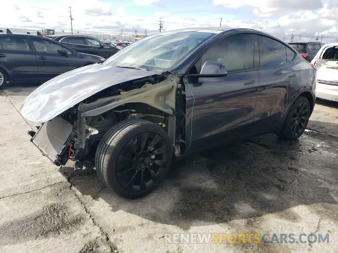 1 Photograph of a damaged car 7SAYGDEE1PA198920 TESLA MODEL Y 2023
