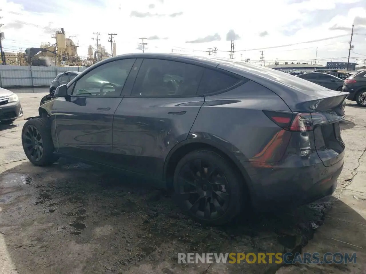 2 Photograph of a damaged car 7SAYGDEE1PA198920 TESLA MODEL Y 2023