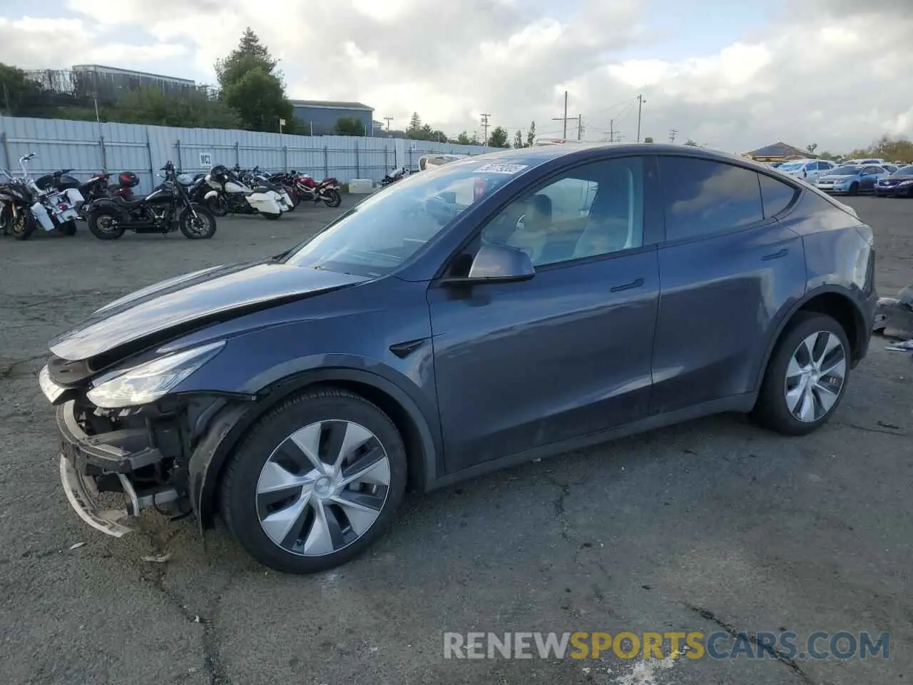 1 Photograph of a damaged car 7SAYGDEE1PF585227 TESLA MODEL Y 2023