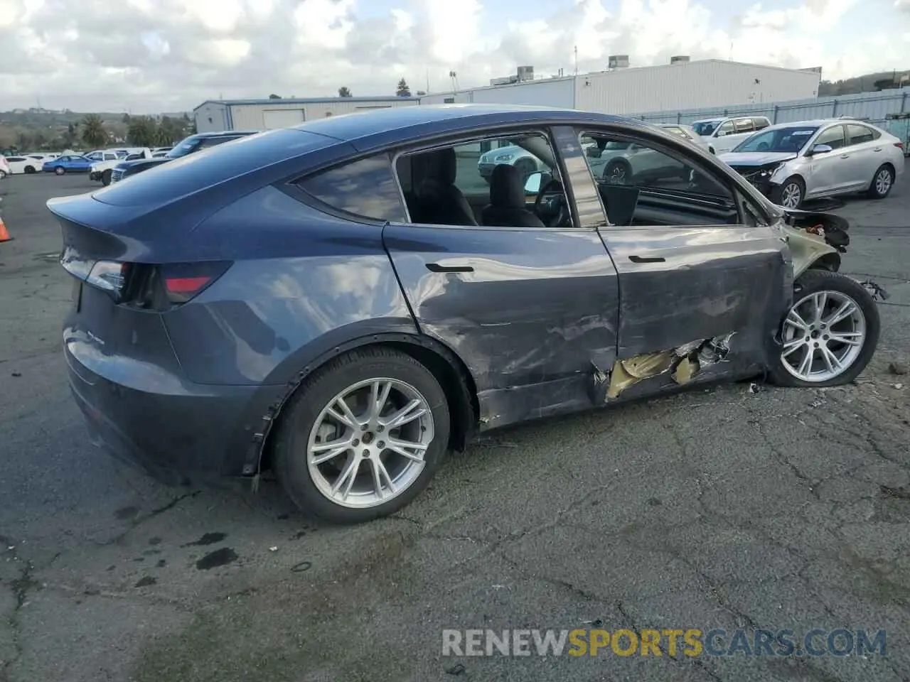 3 Photograph of a damaged car 7SAYGDEE1PF585227 TESLA MODEL Y 2023