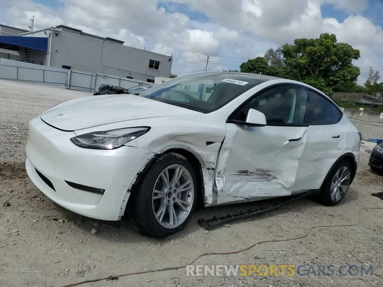 1 Photograph of a damaged car 7SAYGDEE1PF595496 TESLA MODEL Y 2023
