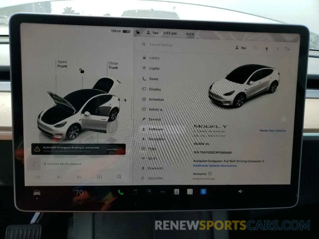 9 Photograph of a damaged car 7SAYGDEE1PF595496 TESLA MODEL Y 2023