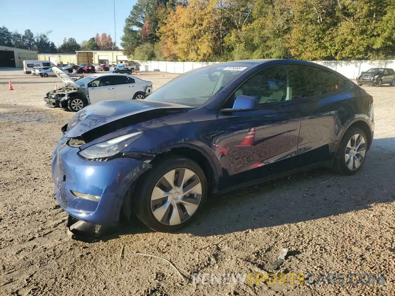 1 Photograph of a damaged car 7SAYGDEE1PF607226 TESLA MODEL Y 2023
