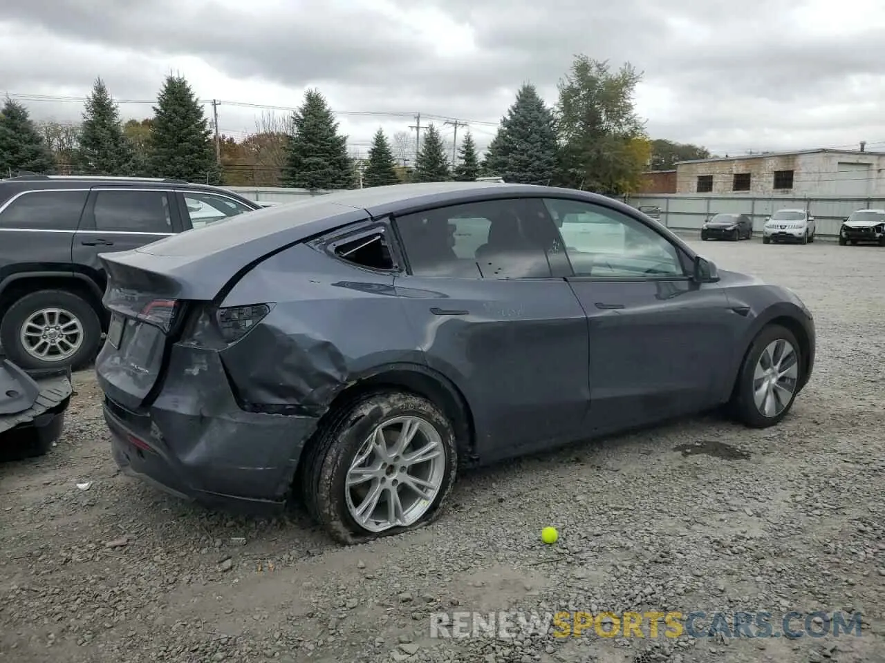 3 Photograph of a damaged car 7SAYGDEE1PF614001 TESLA MODEL Y 2023